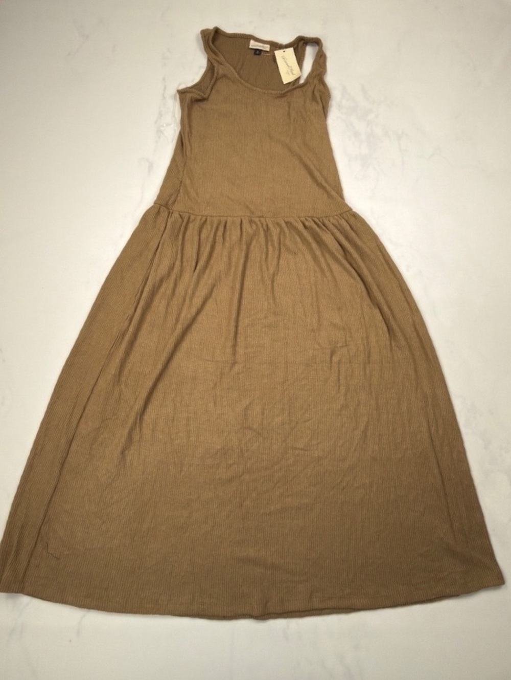 Universal Thread Tank Dress Brown Midi Basic - Womens M NWT